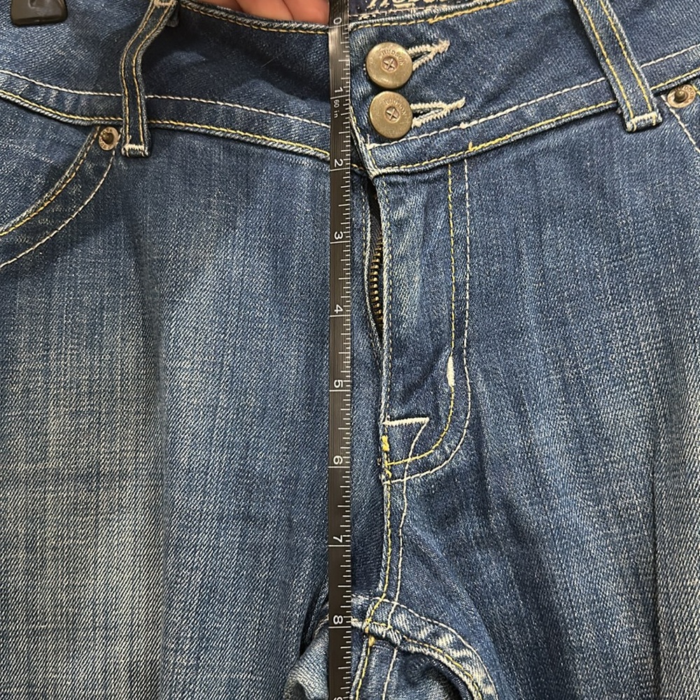 🇬🇧 HUDSON Low Rise Bootcut Flare Jeans Vintage - Picture 3 of 11